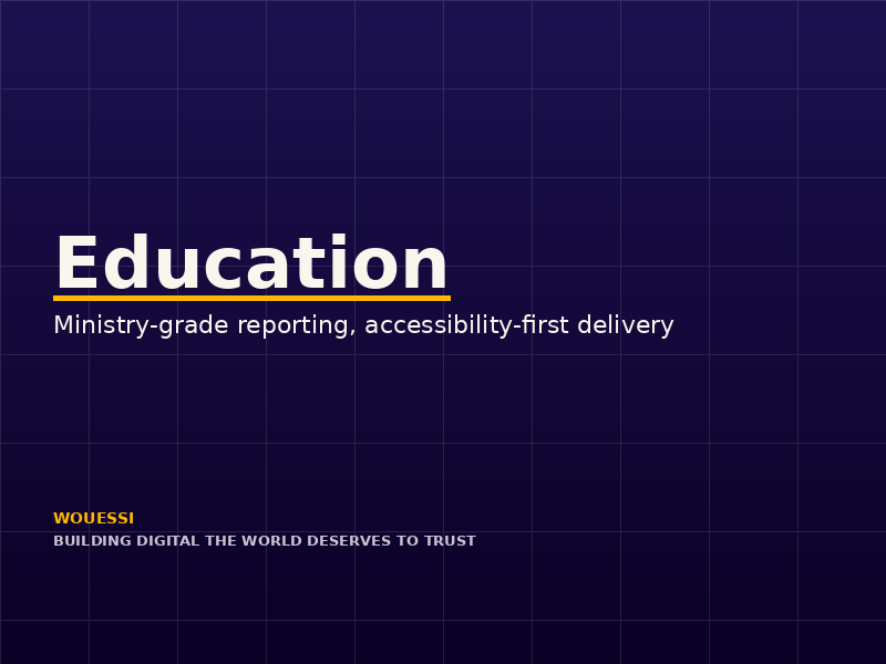 Secteur : Éducation