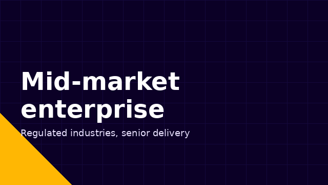 Secteur : Entreprise intermédiaire